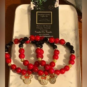 Mini-Mouse Beaded Bracelet